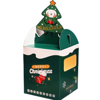 Odmクリスマスイブアップルギフトパッキングボックスサンタクロースキャンディボックス1000gsm