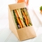 生分解性ハンバーガー使い捨て食品包装カートントライアングルサンドイッチバッグ