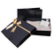 衣服のためのGelebor真珠光沢の黒いボール紙のギフト包装箱