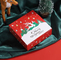 クリスマスツリーヌガーギフト包装ボックス長方形クッキー品揃えボックス