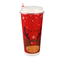 ドリンクコーヒーミルクティー用ODM9oz紙使い捨てクリスマスカップ