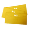 ロゴかひもと印刷されるオレンジ クラフト紙 マニラの封筒の習慣